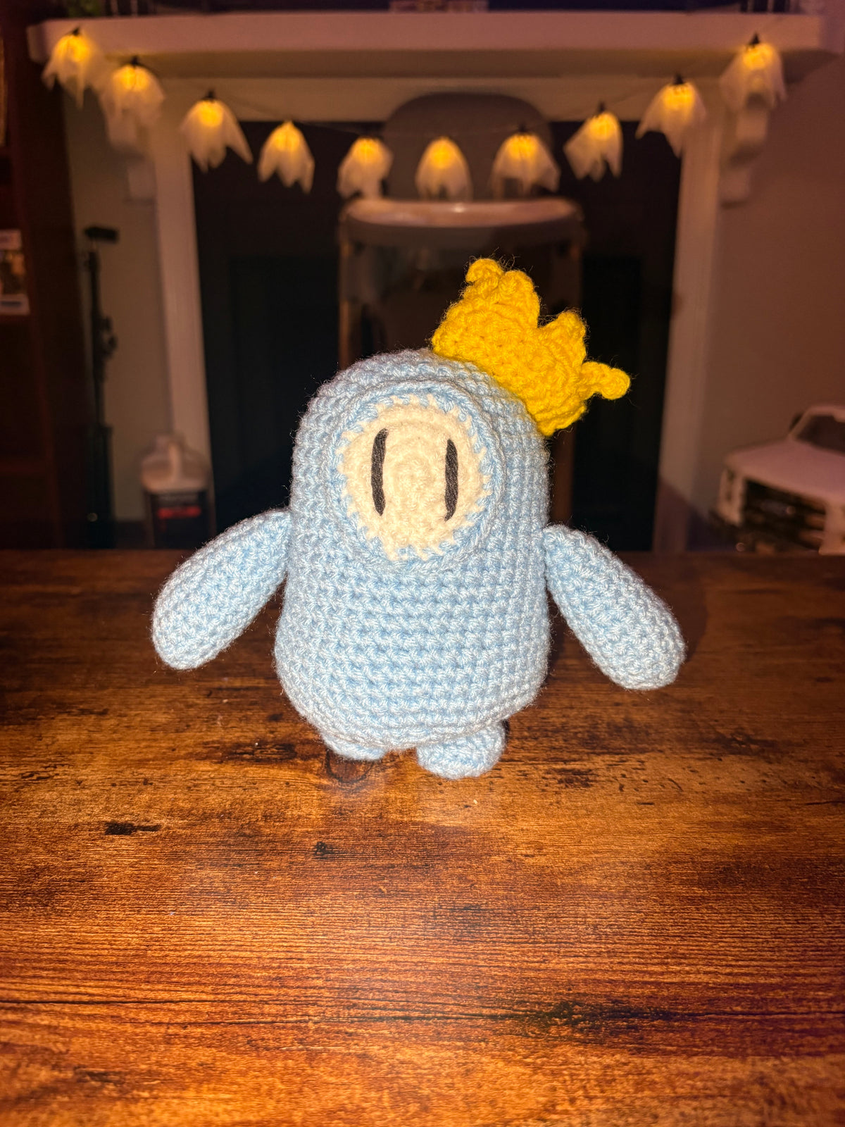 Blue fall guys character