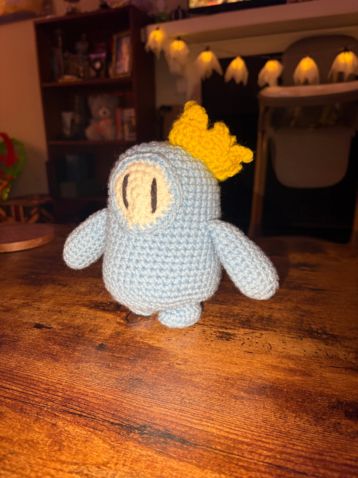 Blue fall guys character