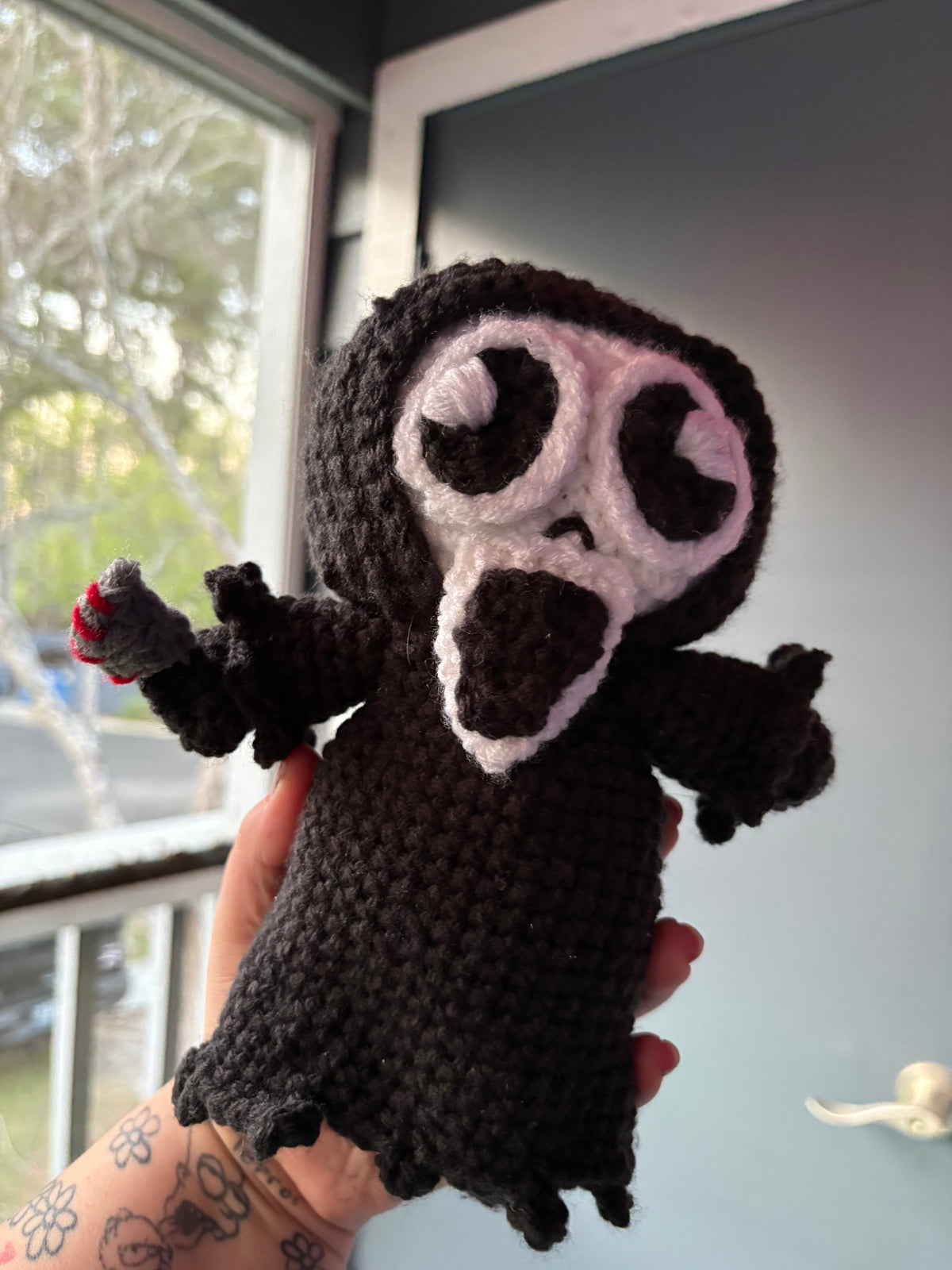 Ghost face 8” plushie