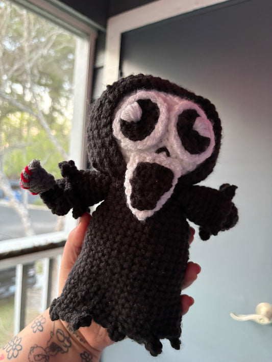 Ghost face 8” plushie