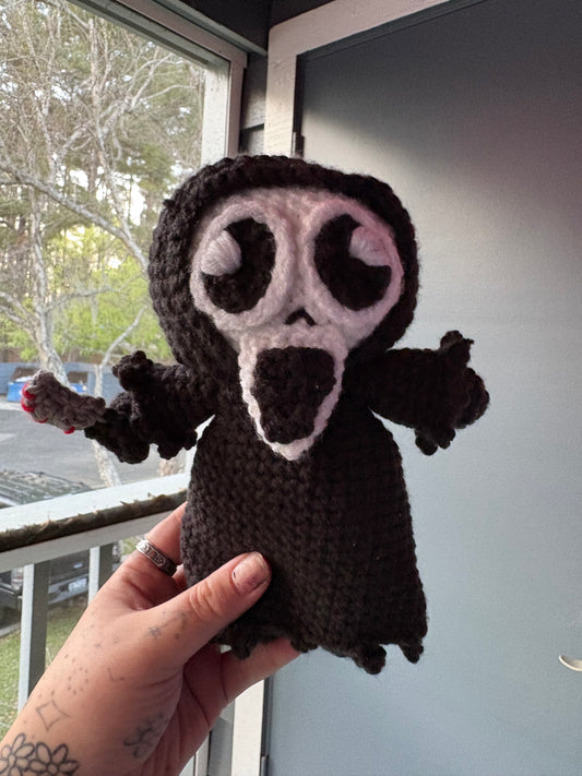 Ghost face 8” plushie
